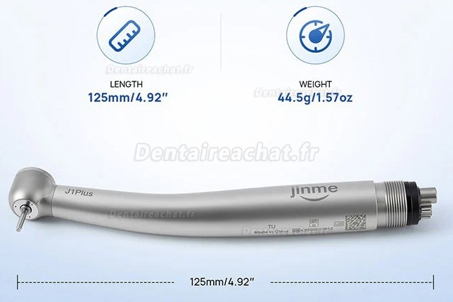 Pièce à main de turbine dentaire Jinme J1Plus (tête de couple) 4 trous